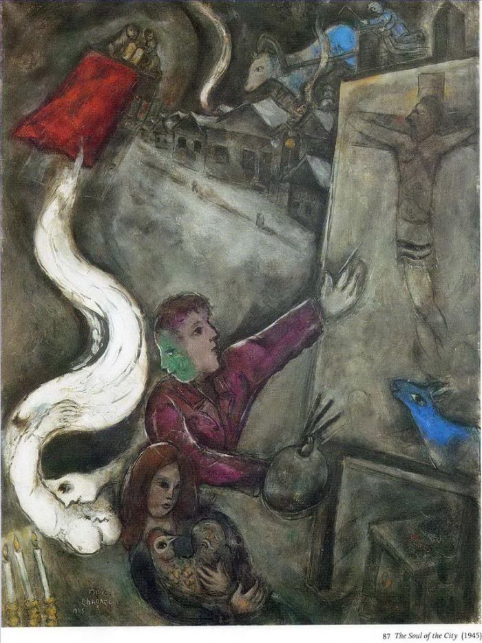 Marc Chagall Types de peintures - L'âme de la ville