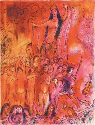 Marc Chagall Types de peintures - Ils étaient en quarante paires