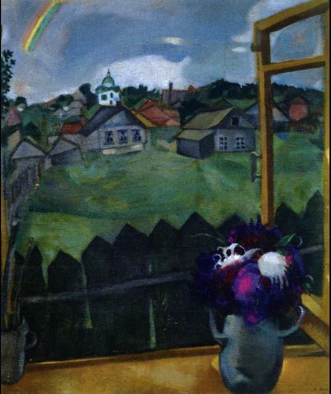 Marc Chagall Types de peintures - Fenêtre Vitebsk