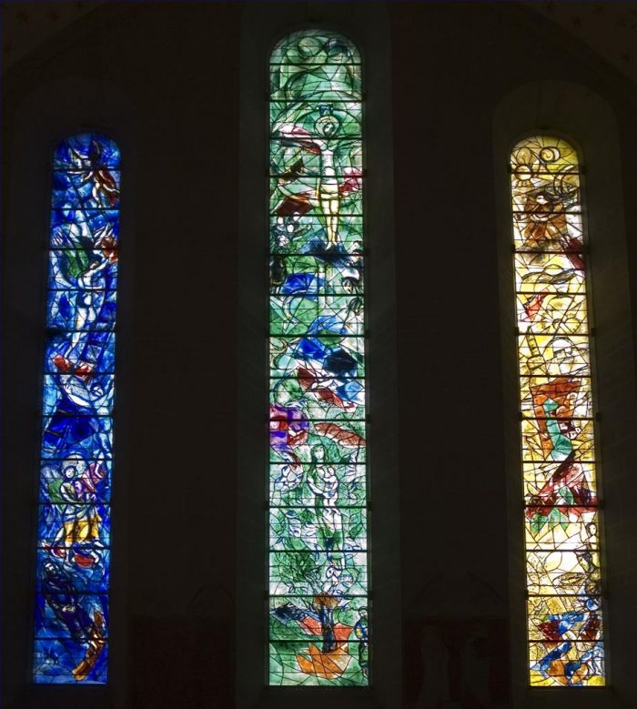 Marc Chagall Types de peintures - Fenêtres du Fraumunster