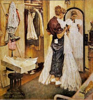 Norman Rockwell œuvre - Robe