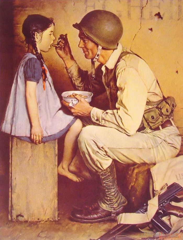 Norman Rockwell Types de peintures - La manière américaine 1944