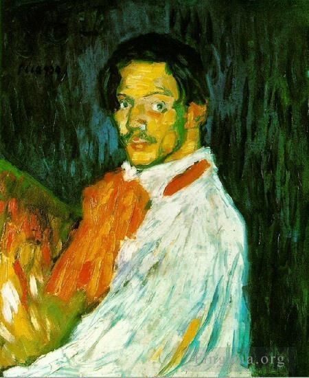 Pablo Picasso Peinture à l'huile - Autoportrait de Yo Picasso 1901
