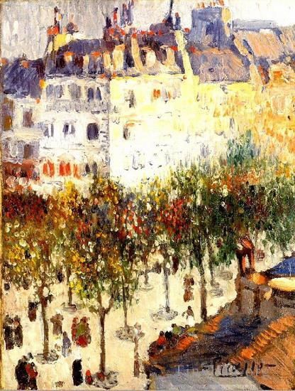 Pablo Picasso Peinture à l'huile - Boulevard de Clichy 1901