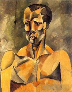 Pablo Picasso œuvre - Buste d'homme L athlète 1909