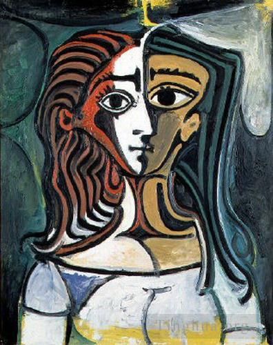 Pablo Picasso Peinture à l'huile - Buste de femme 2 1940