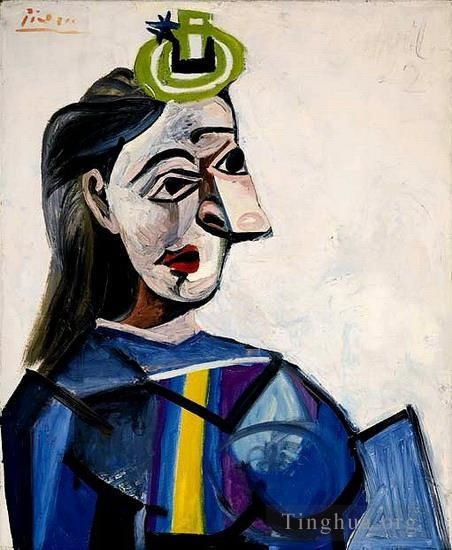 Pablo Picasso Peinture à l'huile - Buste de femme Dora Maar 1941