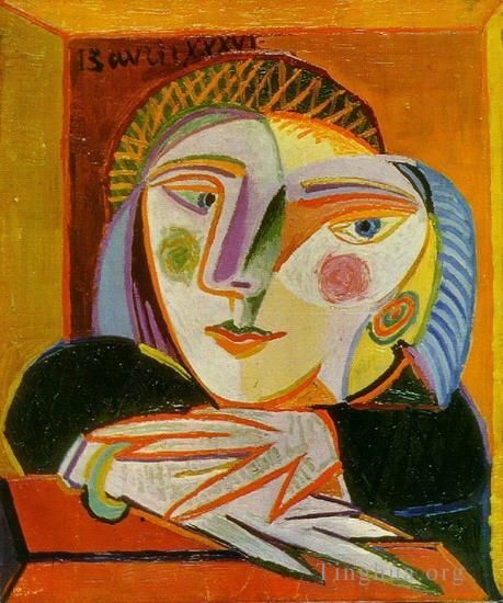 Pablo Picasso Peinture à l'huile - Femme à la fenêtre Marie Thérèse 1936