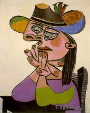 Pablo Picasso œuvre - Femme accoudée 1938