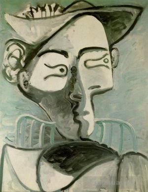 Pablo Picasso œuvre - Femme assise au chapeau 1962