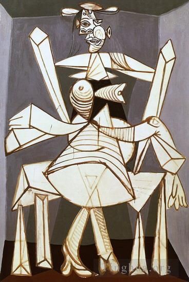 Pablo Picasso Peinture à l'huile - Femme assise dans un fauteuil Dora 1938