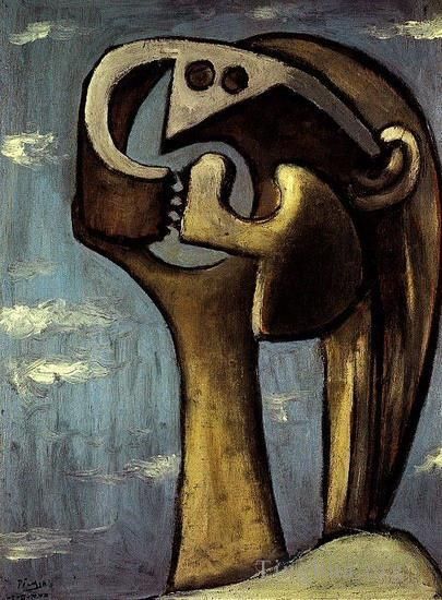Pablo Picasso Peinture à l'huile - Chiffre 1930