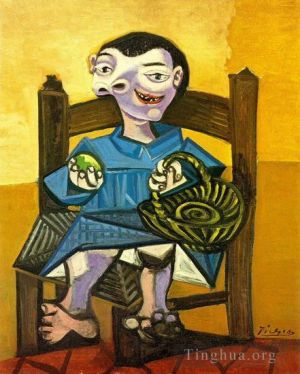 Pablo Picasso œuvre - Garcon au panier 1939