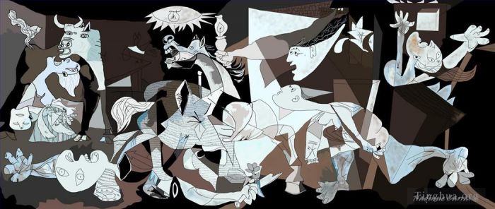 Pablo Picasso Peinture à l'huile - Guernica 1937