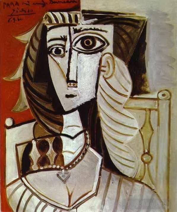 Pablo Picasso Peinture à l'huile - Jacqueline 1960