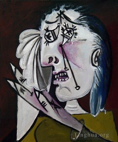 Pablo Picasso Peinture à l'huile - La femme qui pleure 4 1937