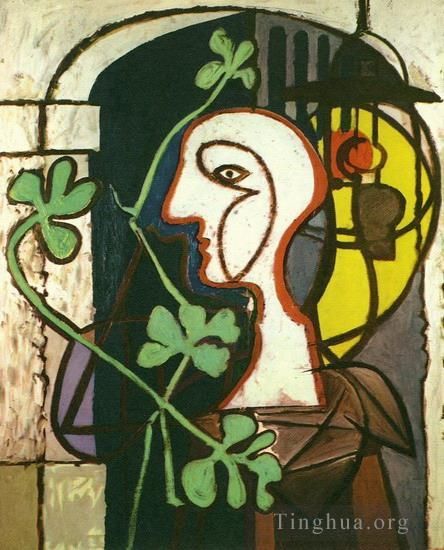 Pablo Picasso Peinture à l'huile - La lampe 1931
