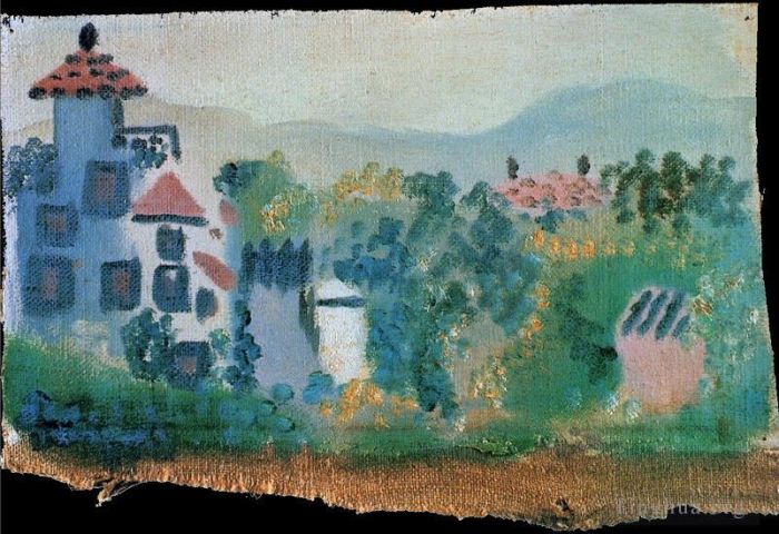 Pablo Picasso Peinture à l'huile - Maison 1931