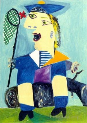 Pablo Picasso œuvre - Maya en tenue de marin 1938