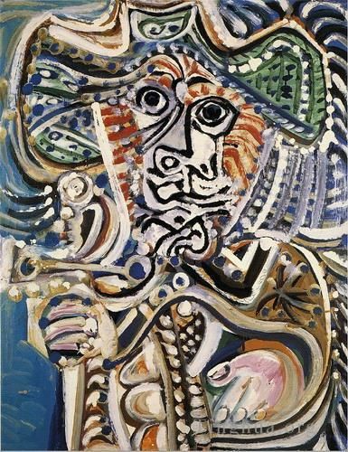 Pablo Picasso Peinture à l'huile - Mousquetaire Homme 1972