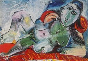 Pablo Picasso œuvre - Nu canapé au collier 1968