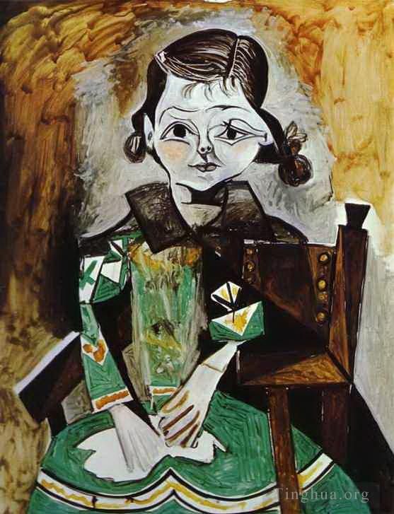Pablo Picasso Peinture à l'huile - Paloma Picasso 1956