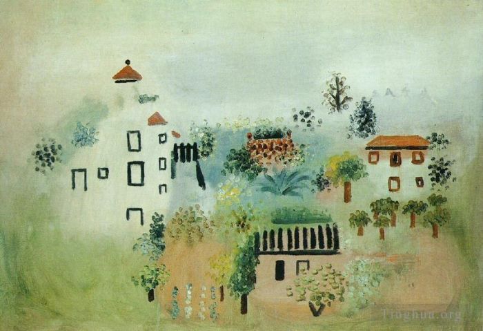 Pablo Picasso Peinture à l'huile - Paysage 1920