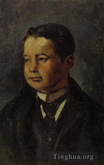 Pablo Picasso Peinture à l'huile - Portrait d'homme 1899