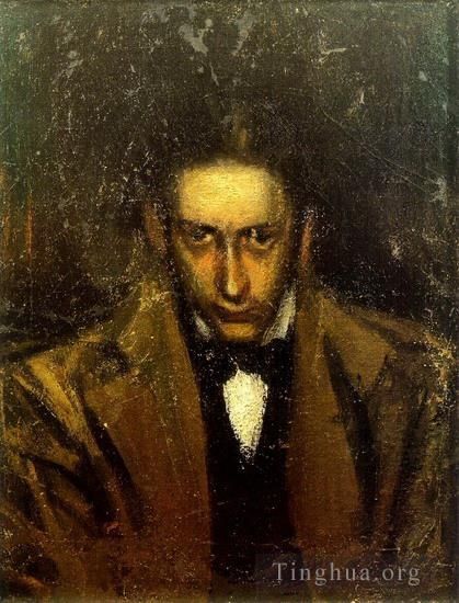 Pablo Picasso Peinture à l'huile - Portrait de Carlos Casagemas 1899