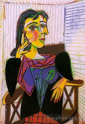 Pablo Picasso œuvre - Portrait de Dora Maar 5 1937