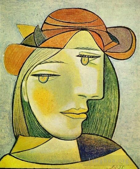Pablo Picasso Peinture à l'huile - Portrait de femme 2 1937