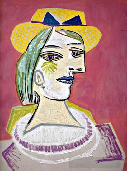 Pablo Picasso Peinture à l'huile - Portrait de femme 3 1937