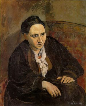 Pablo Picasso œuvre - Portrait de Gertrude Stein 1906