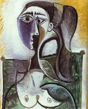 Pablo Picasso œuvre - Portrait de femme assise 1960