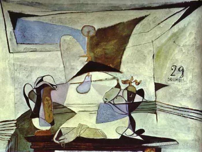 Pablo Picasso Peinture à l'huile - Nature morte 1936