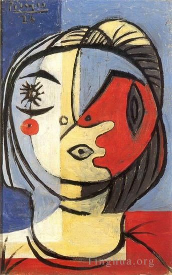 Pablo Picasso Peinture à l'huile - Tête 1926