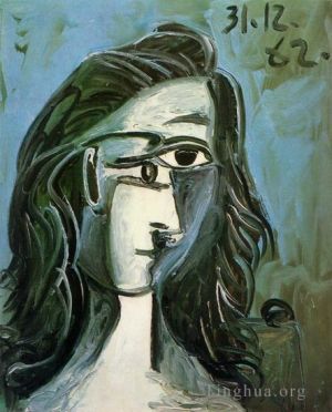 Pablo Picasso œuvre - Tête de femme 1962
