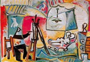 Pablo Picasso œuvre - L'artiste et son modèle L artiste et son modèle V 1963