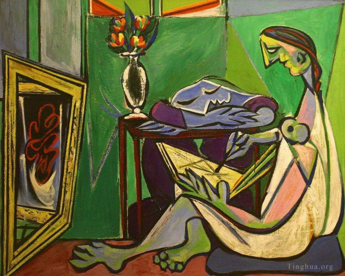 Pablo Picasso Peinture à l'huile - La muse 1935