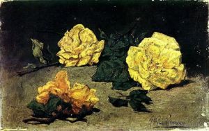 Pablo Picasso œuvre - Trois roses 1898