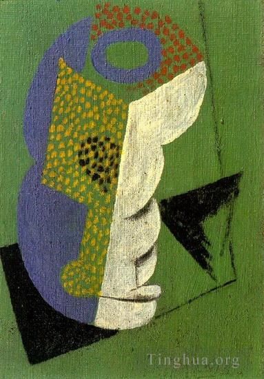 Pablo Picasso Peinture à l'huile - Verre 6 1914