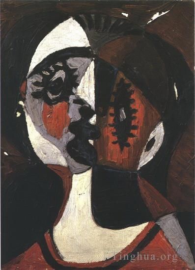 Pablo Picasso Peinture à l'huile - Visage 1926