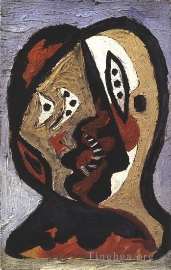 Pablo Picasso Peinture à l'huile - Visage 2 1926