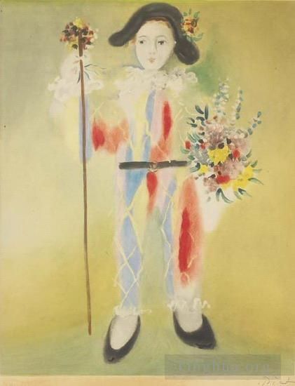 Pablo Picasso Types de peintures - Arlequin 1905