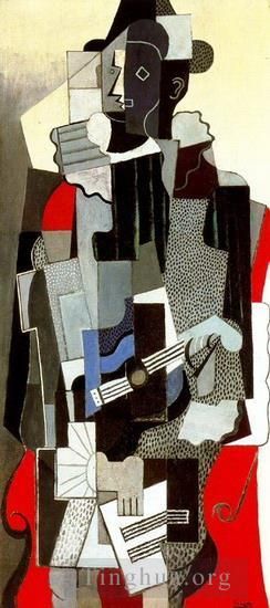 Pablo Picasso Types de peintures - Arlequin 1917