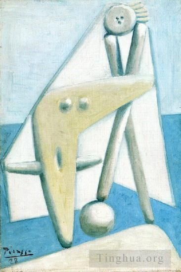 Pablo Picasso Types de peintures - Baigneuse 1928