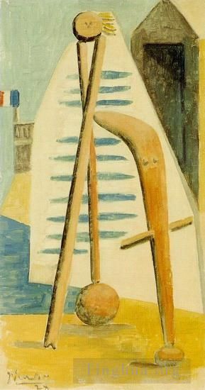 Pablo Picasso Types de peintures - Baigneuse La plage de Dinard 1928
