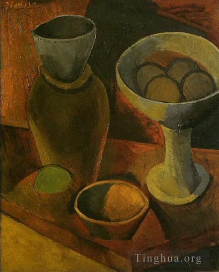 Pablo Picasso Types de peintures - Bols et cruches 1908