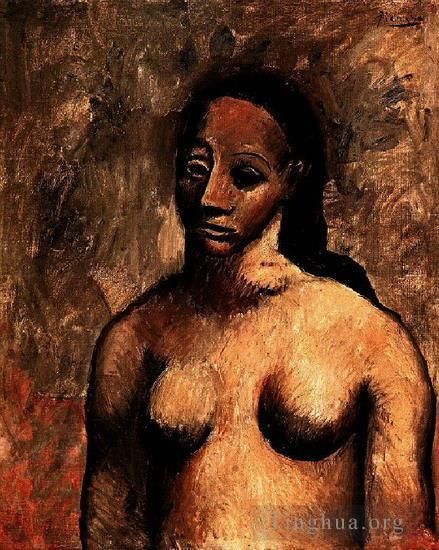 Pablo Picasso Types de peintures - Buste de femme 1906 2