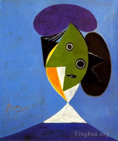 Pablo Picasso Types de peintures - Buste de femme 1935